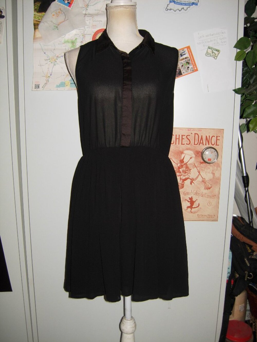 Forever 21 Black Sleeveless Dress L